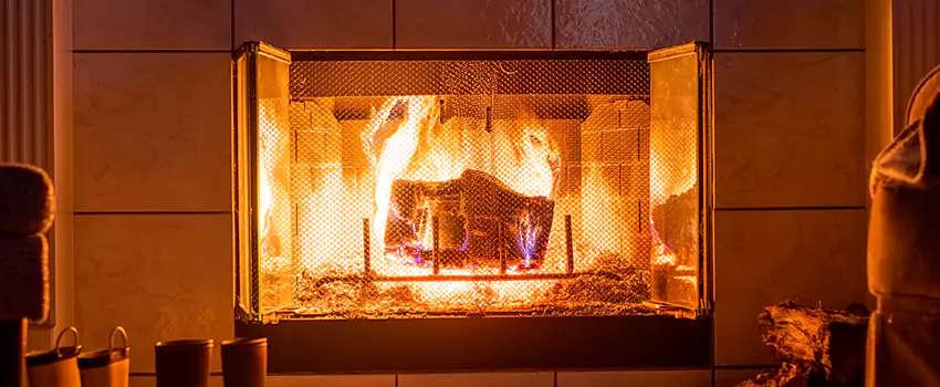 Mendota Hearth Landscape Fireplace Installation in Shaker Heights, Ohio